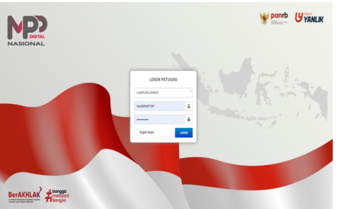 DPMPTSP Lampung Barat Terapkan Aplikasi MPP Digital