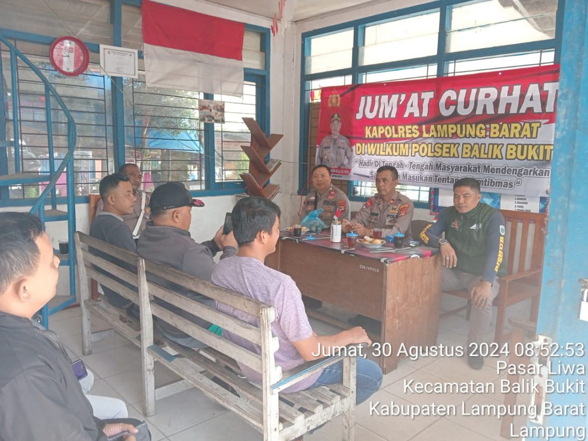 Polsek Balik Bukit Gelar Jumat Curhat