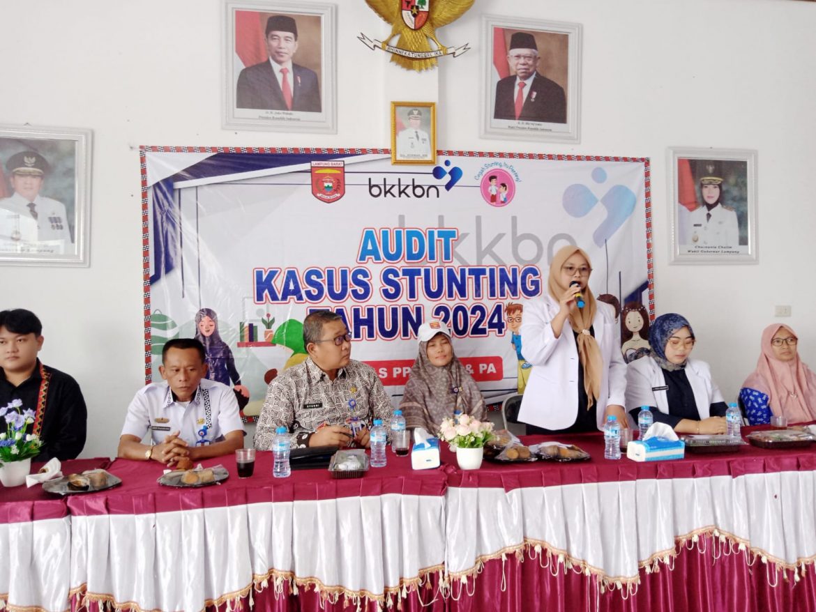 Dinas P2KBP3A Lambar Gelar Audit Stunting di Pekon Simpang Sari