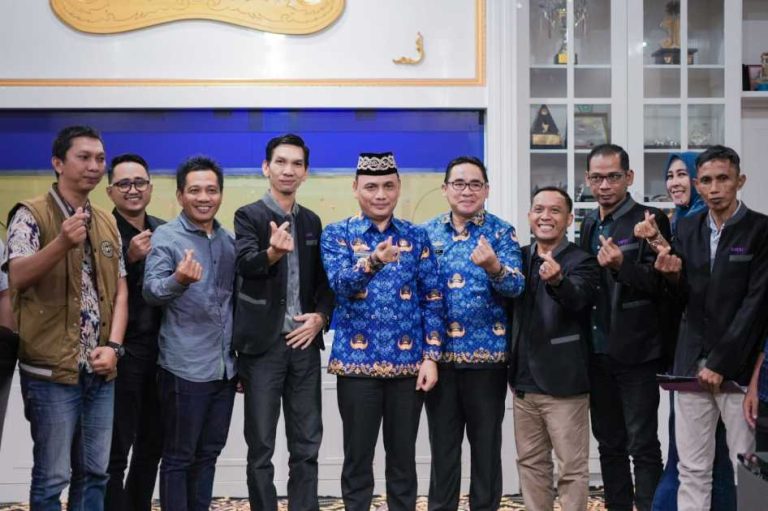 Audiensi Bersama SMSI, Walikota Metro Ingin Wujudkan Metro Kota Bersih