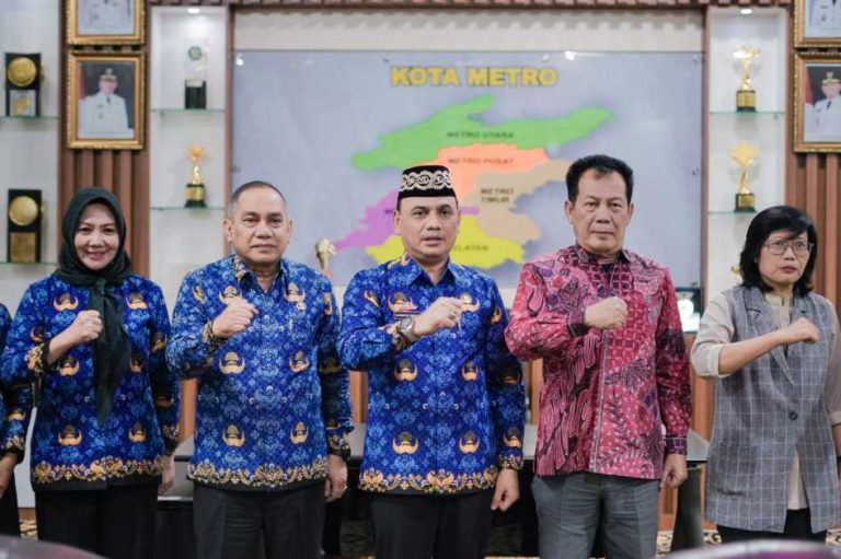 Walikota Metro Terima Audensi Bawaslu