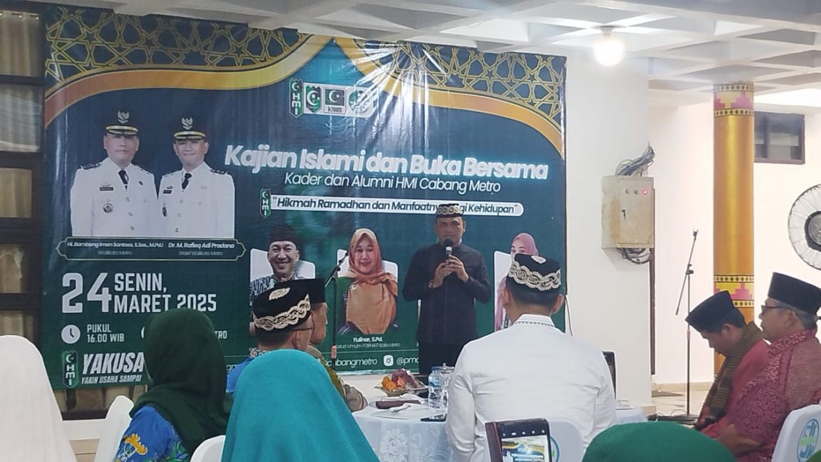 Buka Puasa Bersama, KAHMI dan Walikota Metro Perkuat Kolaborasi