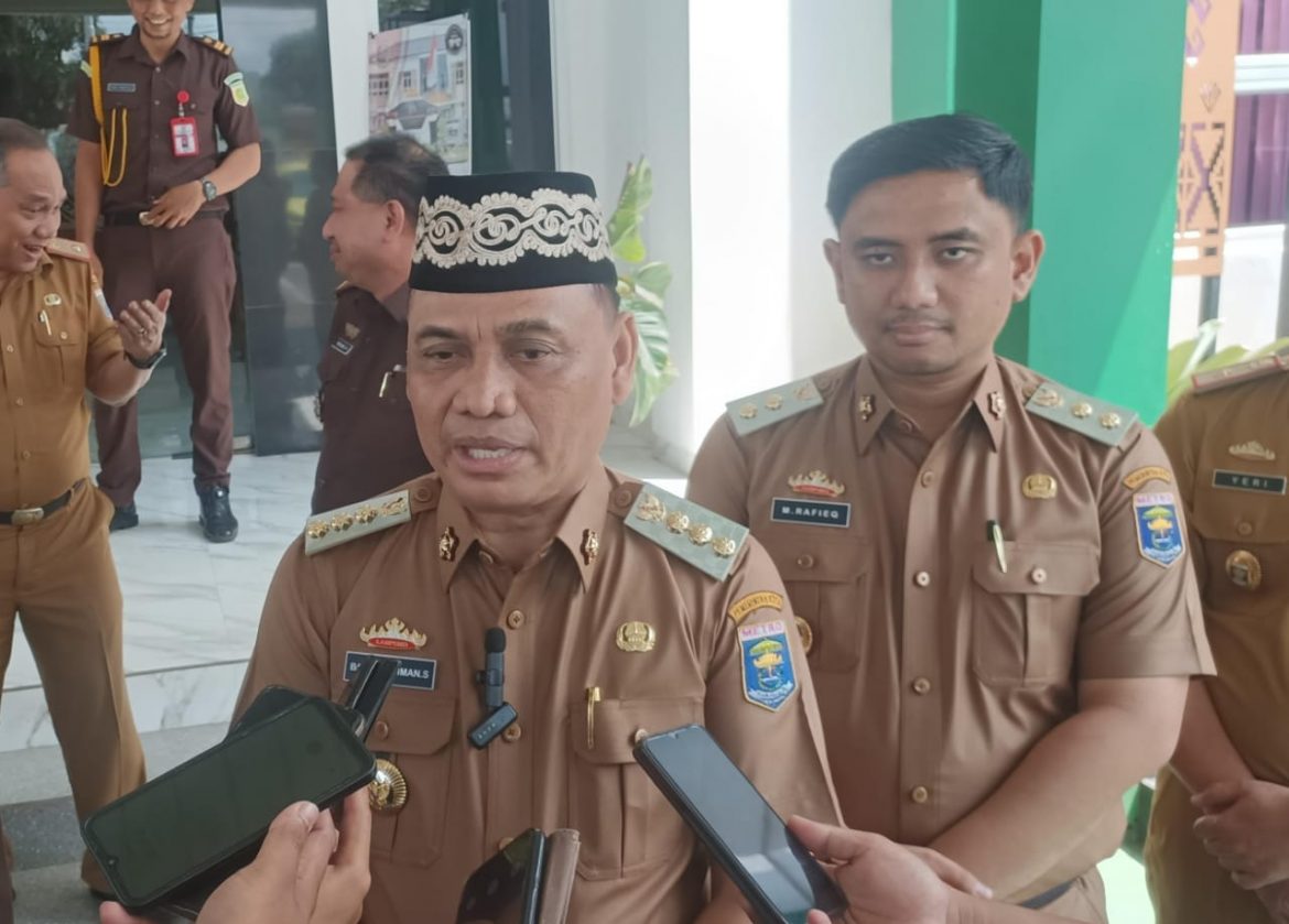 Walikota Metro Pastikan Selter JPTP Berjalan Transparan