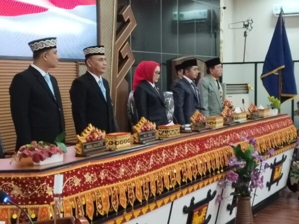DPRD Metro Gelar Paripurna Perdana Penyampaian Pidato Walikota
