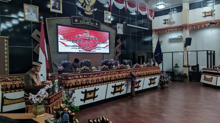 DPRD Metro Gelar Paripurna Penyampaian RPJMD