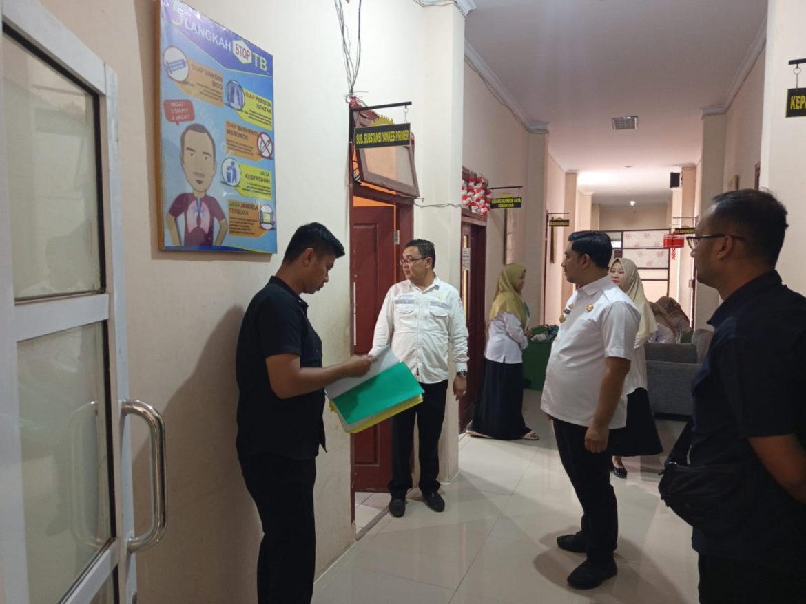 Wakil Walikota Metro Kunjungi Dinkes Cek Absensi Pegawai