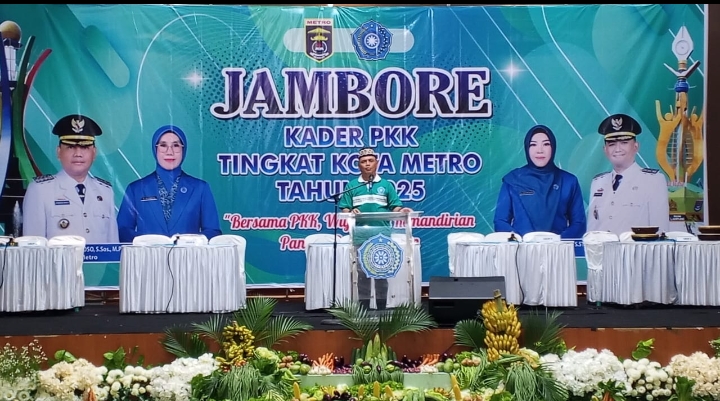 Walikota Metro Hadiri Jambore Kader PKK